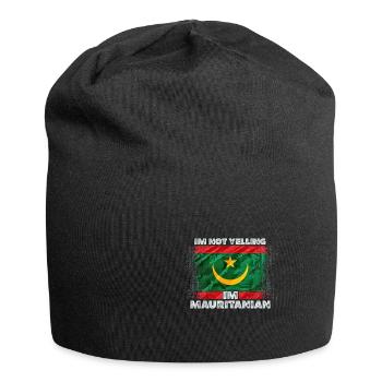 Mauritanie - Bonnet en jersey - noir - Devant