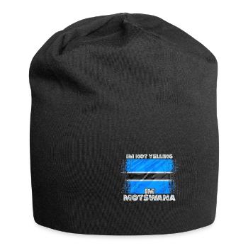 Botswana - Jersey-Beanie - Schwarz - Vorne