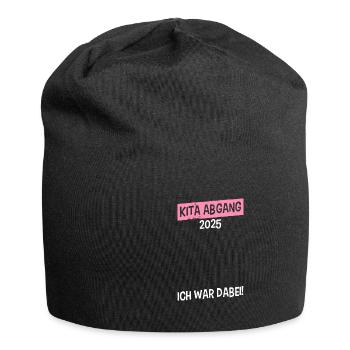 Kita Abgang Kita Abgänger 2025 - Jersey-Beanie - Schwarz - Vorne
