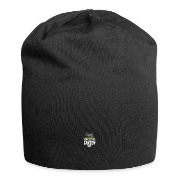 Gärtner Hobby Keine Zeit der Garten ruft - Jersey-Beanie - Schwarz - Vorne