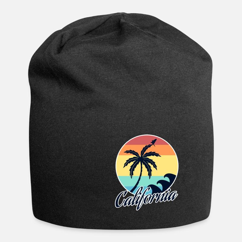 California - Jersey Beanie - black
