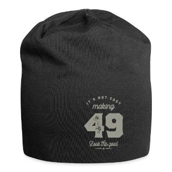 49 Years Old Birthday Gift - Jersey Beanie - black - Front