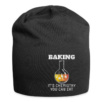 Baking It's Chemistry You Can Eat Baker Patissier - Jersey-Beanie - Schwarz - Vorne