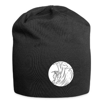 Reaper Surfer Hardcore Surfer Gift - Jersey Beanie - black - Front