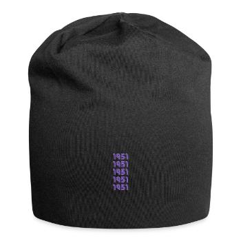 Year of birth 1951 - Jersey Beanie - black - Front