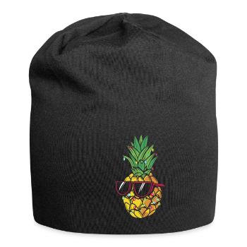 Pineapple Christmas Lights - Jersey-Beanie - Schwarz - Vorne
