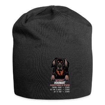 Ohne Hovawart ist alles doof - Jersey-Beanie - Schwarz - Vorne