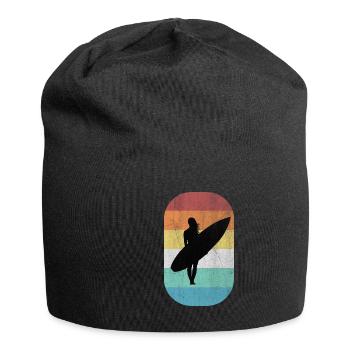 Surfergirl - Jersey-Beanie - Schwarz - Vorne