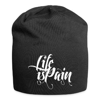 Life is Pain - Jersey-Beanie - Schwarz - Vorne