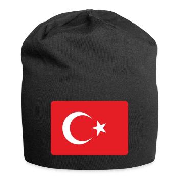 LA TURQUIE. - Bonnet en jersey - noir - Devant