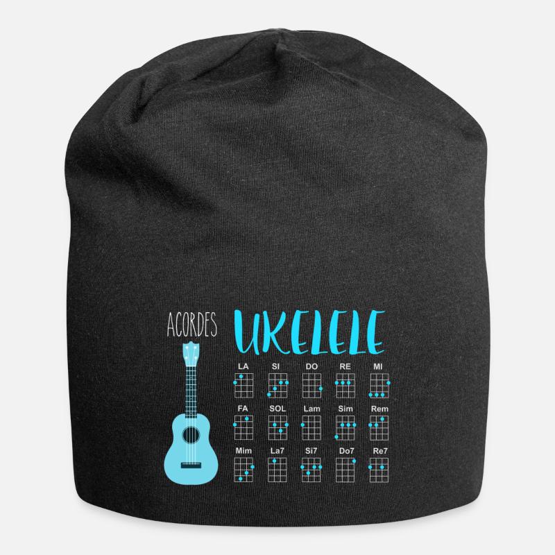 UKULELE chords - Jersey Beanie - black