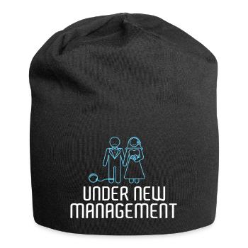Junggesellenabschied JGA Junggeselle - Jersey-Beanie - Schwarz - Vorne