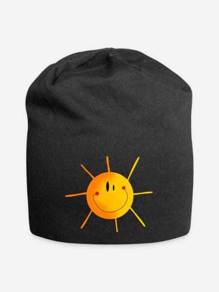 sonne - Jersey-Beanie - Schwarz
