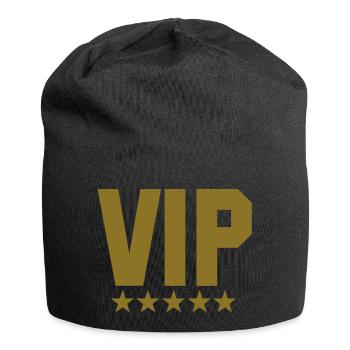 vip 5 star - Jersey Beanie - black - Front