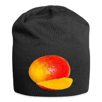 mango veggie gemuese fruits18 - Jersey-Beanie - Schwarz - Vorne