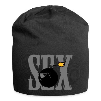 Sexbombe - Jersey-Beanie - Schwarz - Vorne