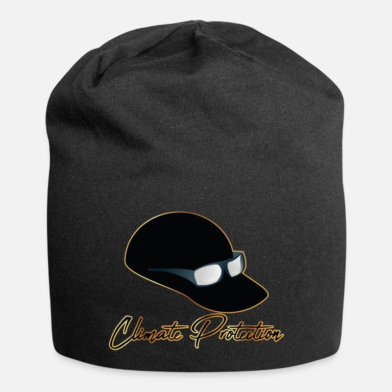 Climate Protection - Jersey Beanie - black