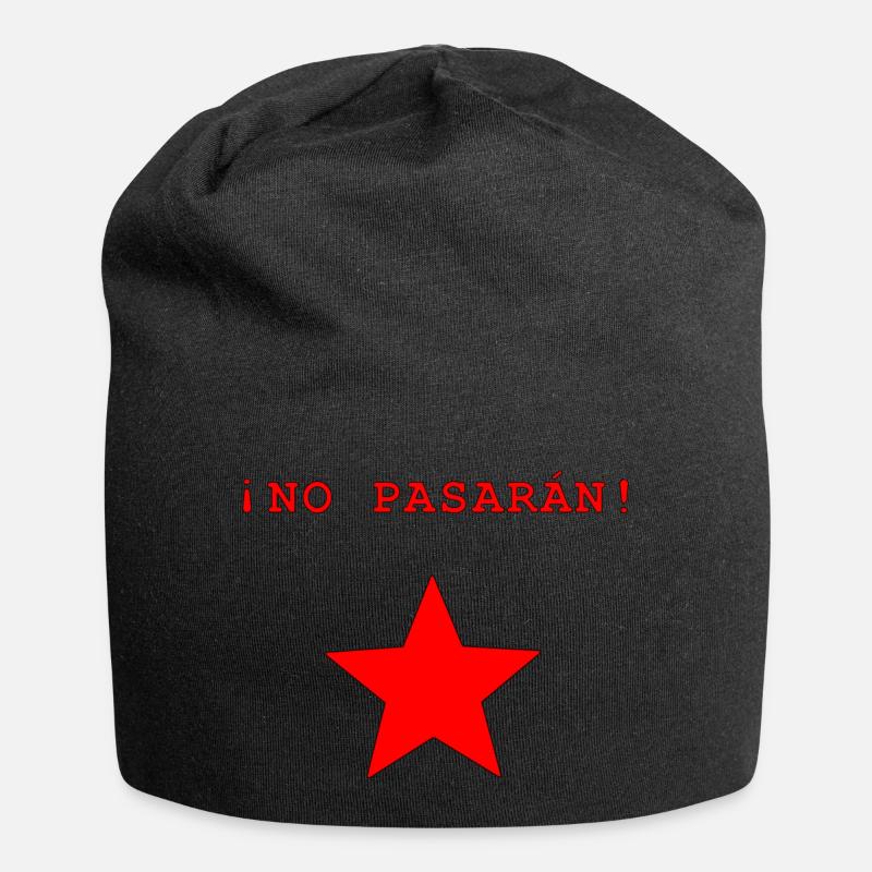 NO PASARAN - Jersey-Beanie - Schwarz