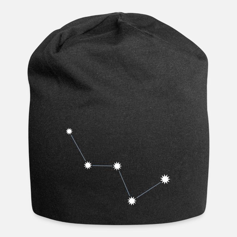 The "Cassiopeia" constellation - Jersey Beanie - black