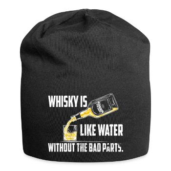 Whisky - Jersey-Beanie - Schwarz - Vorne