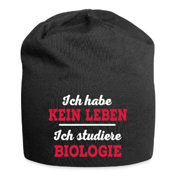 Biologie - Jersey-Beanie - Schwarz - Vorne