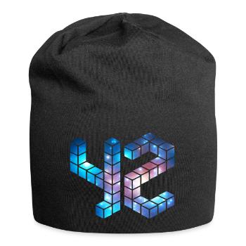42, Die Antwort, Per Anhalter, Galaxis, Space, - Jersey-Beanie - Schwarz - Vorne