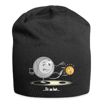 Tir au but - Bonnet en jersey - noir - Devant