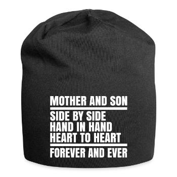 Fils maman enfant beau-fils fils adoptif cadeau - Bonnet en jersey - noir - Devant