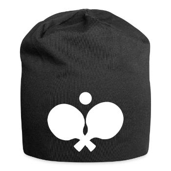 Tennis de table tennis de table raquette balle de tennis de table - Bonnet en jersey - noir - Devant