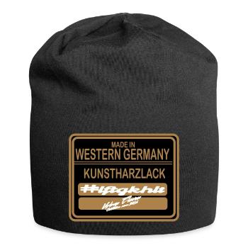 Made In Western Germany - Jersey-Beanie - Schwarz - Vorne