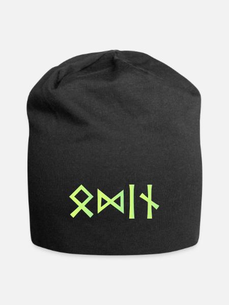 Odin - Jersey-Beanie - Schwarz