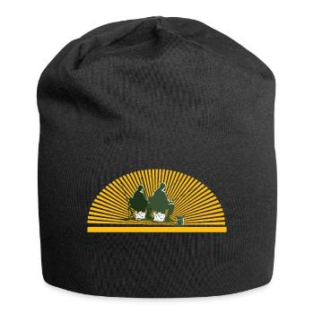 Pêche à la ligne - Bonnet en jersey - noir - Devant