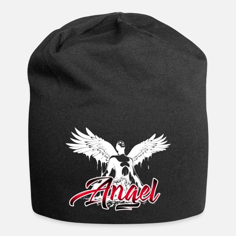 Angel. - Jersey-Beanie - Schwarz