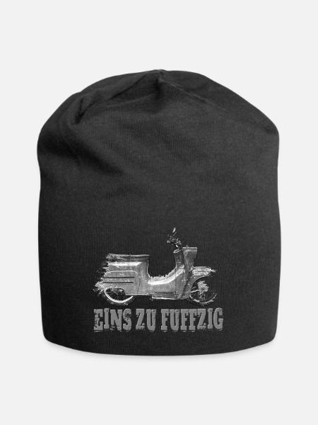 1:50 - Jersey-Beanie - Schwarz