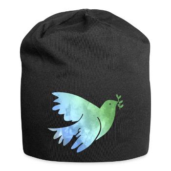 Colombes de paix Paix Paix Paix dans le monde Amour - Bonnet en jersey - noir - Devant