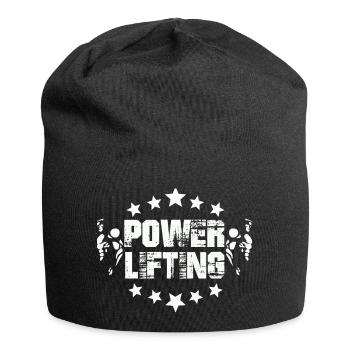 Power Lifting Musculation Sport cadeau - Bonnet en jersey - noir - Devant