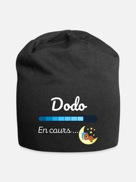Dodo en cours - Bonnet en jersey - noir
