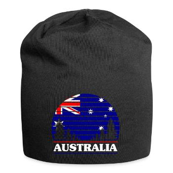 Australien - Jersey-Beanie - Schwarz - Vorne