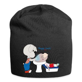 Happy Louis - SHAMPOING - Jersey Beanie - black - Front