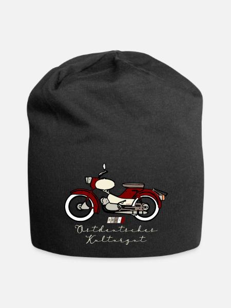 Simson Star SR4-1 - DDR - Ostdeutsches Kulturgut - Jersey-Beanie - Schwarz