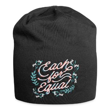 Jedes für das Gleiche Jedes für das Gleiche Gesche - Jersey-Beanie - Schwarz - Vorne