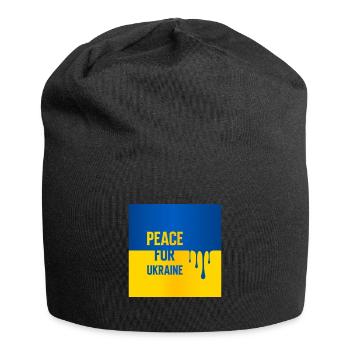 Frieden für die Ukraine T-Shirt - Jersey-Beanie - Schwarz - Vorne