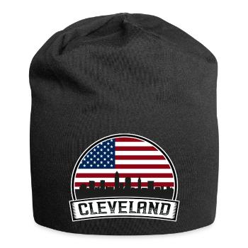Cleveland Skyline - Jersey Beanie - black - Front