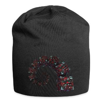 Golden Ratio Sci Fi Cubes - Jersey Beanie - black - Front