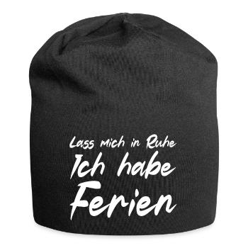 Ich habe Ferien - Jersey-Beanie - Schwarz - Vorne