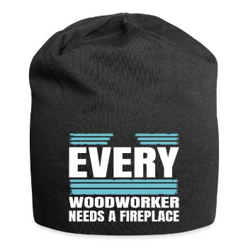 forester funny carpenter quotes - Jersey-Beanie - Schwarz - Vorne