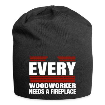 cadeau d’anniversaire syndicat charpentier - Bonnet en jersey - noir - Devant