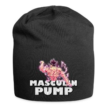 | de pompe masculin Motif Anime Gym pour les fans - Bonnet en jersey - noir - Devant