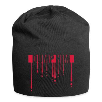 dump him Zitat Logo - Jersey-Beanie - Schwarz - Vorne