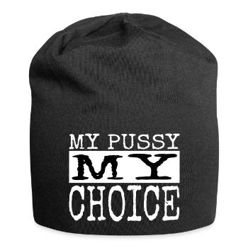 Cats Woman Bader Ginsburg Black Bans Black Lives - Jersey Beanie - black - Front